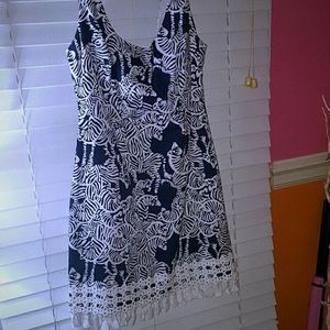 Lilly Pulitzer Zebra shift dress SZ 6